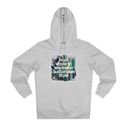 PoM's series "World Environment Day" ... Unisex Cruiser Hoodie (organic cotton + recycled plastic, 10 sizes, up to 12 colours)