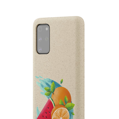 PoM's collection series "FRUITY LIFE" (PoM Edition #FL0006B) - Biodegradable Cases (plant polymer/bamboo fibres, selection: SAMSUNG models)