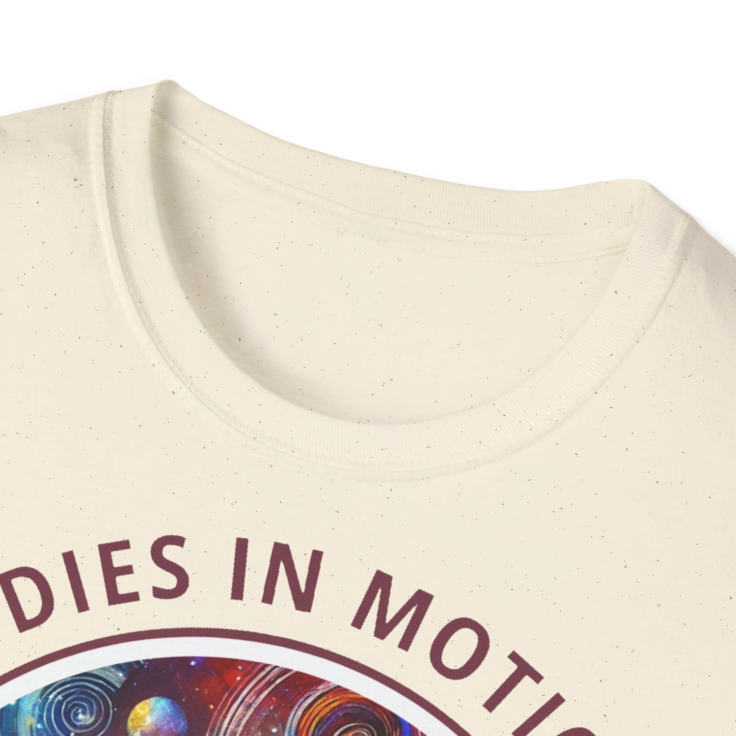 PoM's Mindfulness & Music collection ... "MELODIES IN MOTION" T-Shirt (Unisex, Softstyle, 100% Cotton, up to 5 sizes and up to 13 colours)