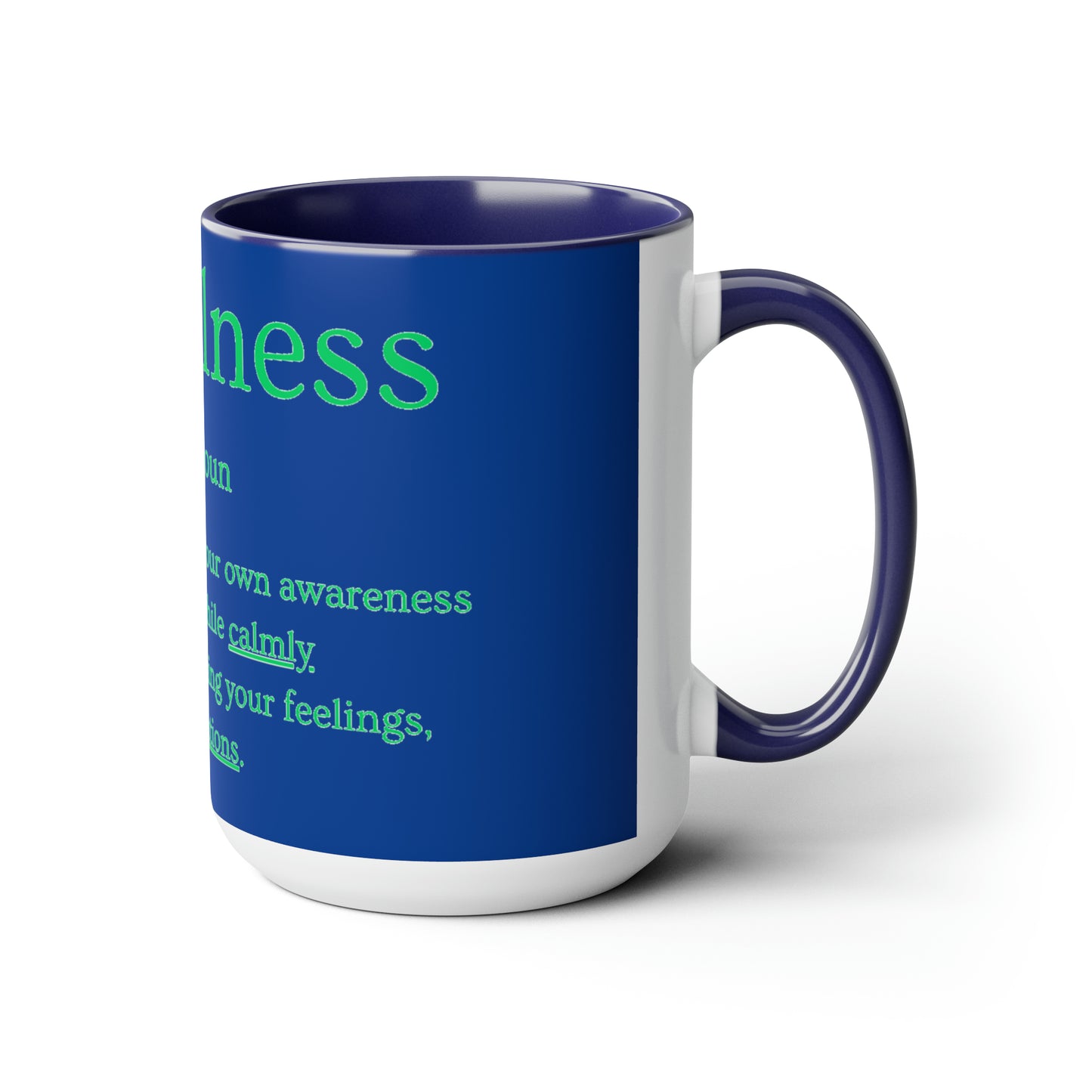 PoM's series of Mindfulness ... MFN definition ... Three-Tone Coffee Mugs (5 colours, 15oz / 0.44l, lead and BPA-free)