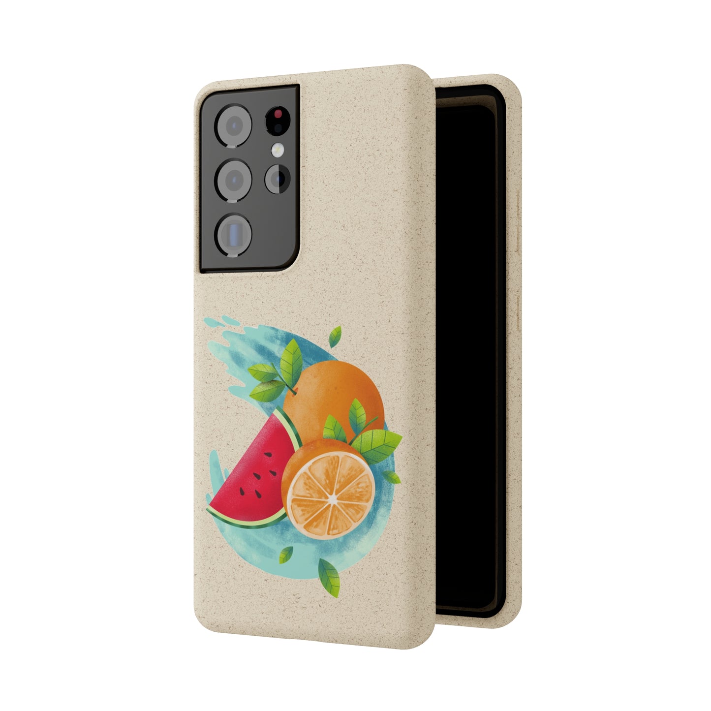 PoM's collection series "FRUITY LIFE" (PoM Edition #FL0006B) - Biodegradable Cases (plant polymer/bamboo fibres, selection: SAMSUNG models)