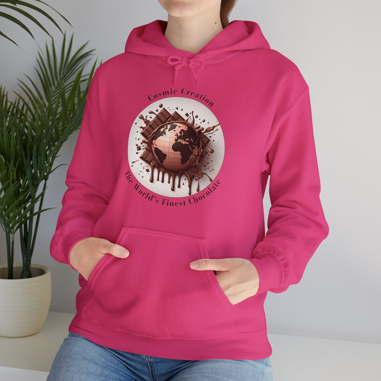 PoM's Fun & Joy for a Happy Life Collection ... COSMIC CREATION - Unisex Heavy Blend™ Hooded Sweatshirt (100% etchically grown cotton, 8 sizes, up to 13 colors)