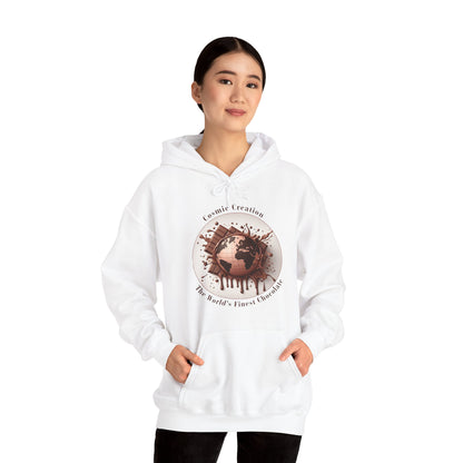 PoM's Fun & Joy for a Happy Life Collection ... COSMIC CREATION - Unisex Heavy Blend™ Hooded Sweatshirt (100% etchically grown cotton, 8 sizes, up to 13 colors)