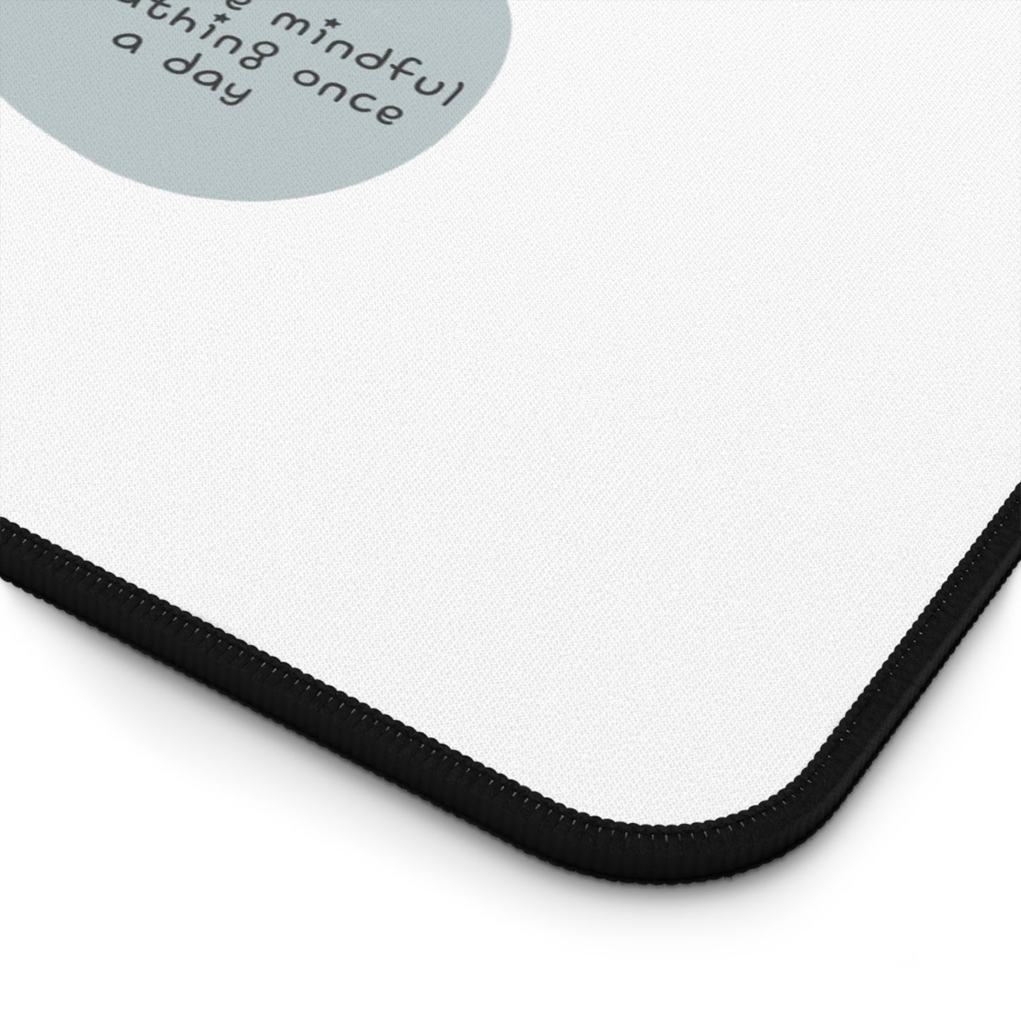 PoM's Mindfulness series ... Daily Mindfulness (6 x care taking) - durable Mouse pad - Desk Mat (neopren, anti-slip)