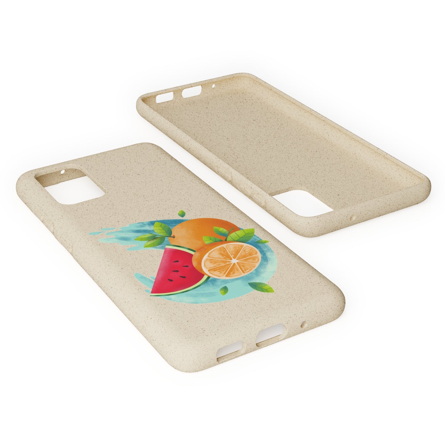 PoM's collection series "FRUITY LIFE" (PoM Edition #FL0006B) - Biodegradable Cases (plant polymer/bamboo fibres, selection: SAMSUNG models)