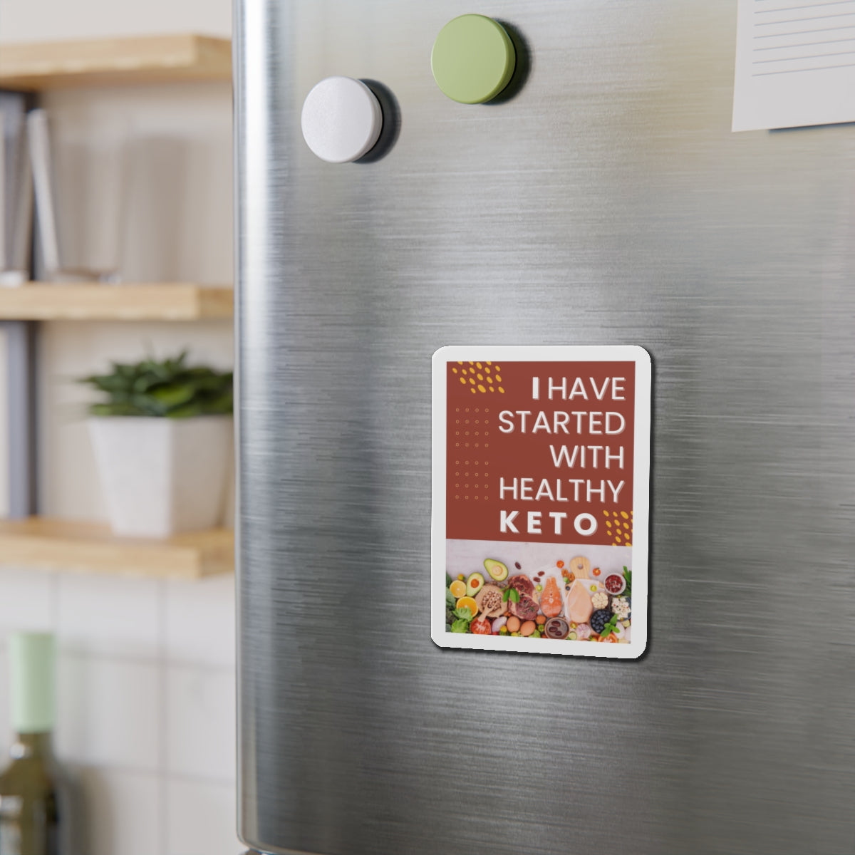 PoM's International KETO Day series ... Die-Cut Magnets (durable vinyl, suitable for outdoor, 5 different sizes))