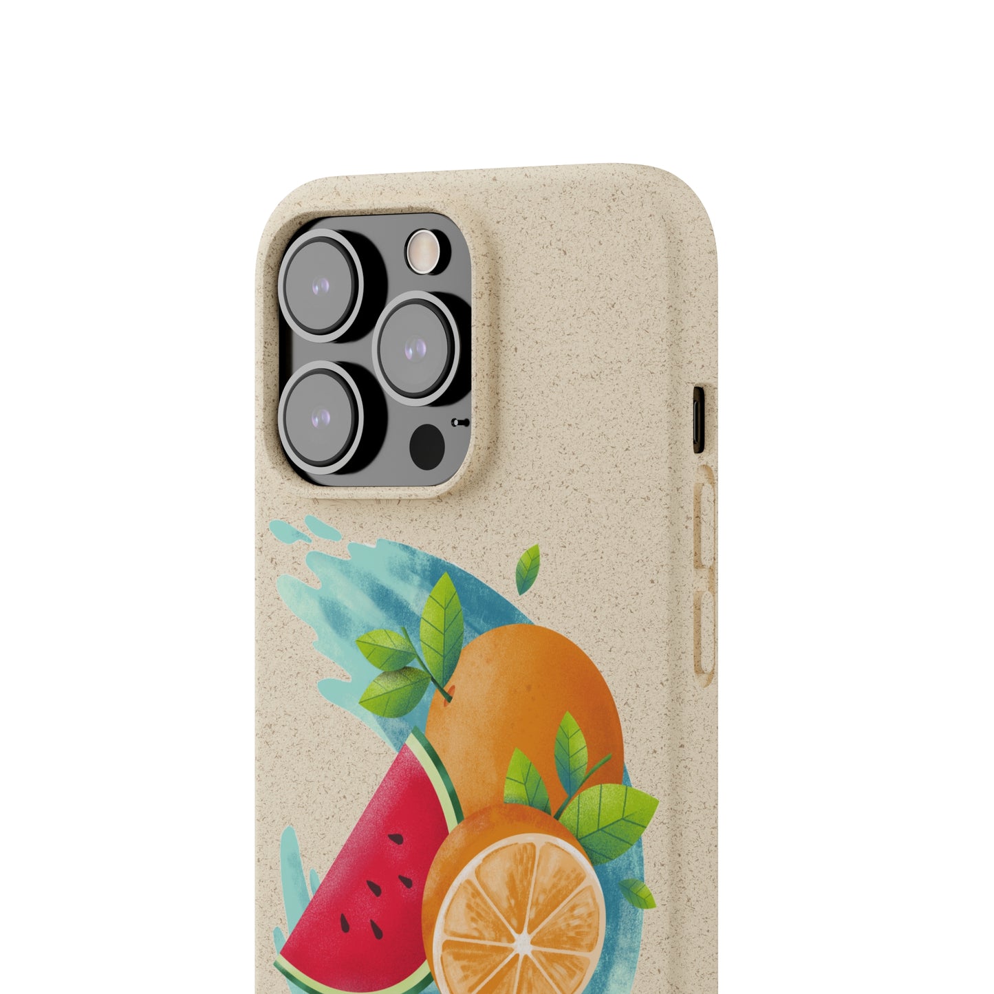 PoM's collection series "FRUITY LIFE" (PoM Edition #FL0006A) - Biodegradable Cases (plant plyomers/bamboo fibres, selection: iPhone models)