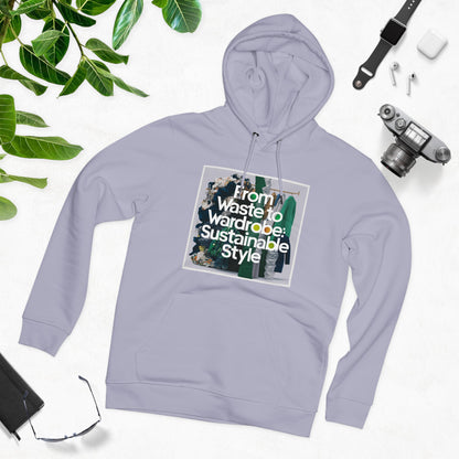 PoM's series "World Environment Day" ... Unisex Cruiser Hoodie (organic cotton + recycled plastic, 10 sizes, up to 12 colours)