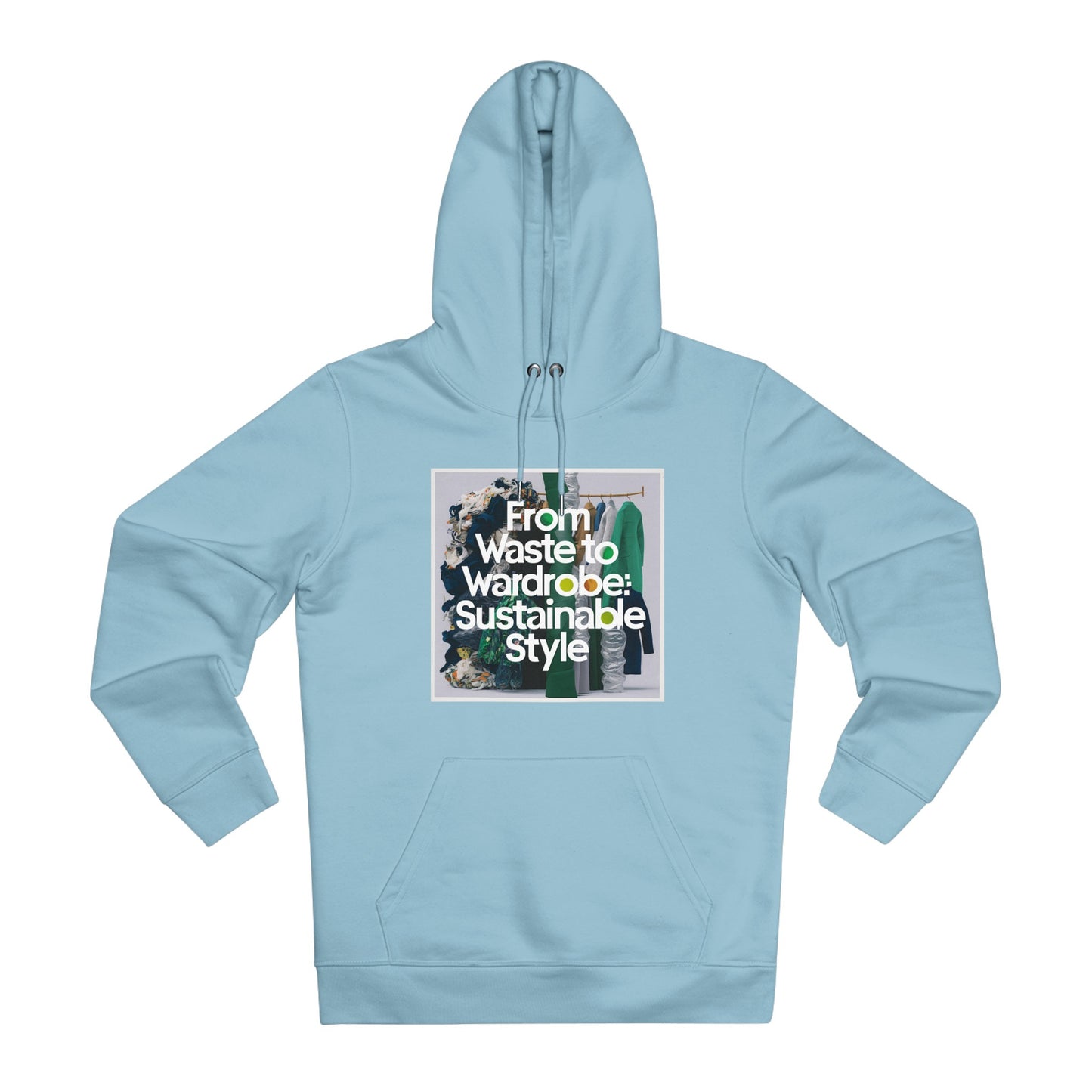 PoM's series "World Environment Day" ... Unisex Cruiser Hoodie (organic cotton + recycled plastic, 10 sizes, up to 12 colours)