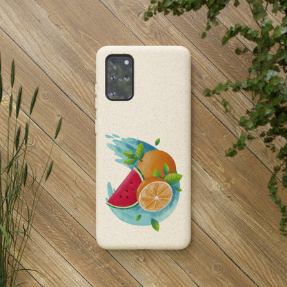 PoM's collection series "FRUITY LIFE" (PoM Edition #FL0006B) - Biodegradable Cases (plant polymer/bamboo fibres, selection: SAMSUNG models)