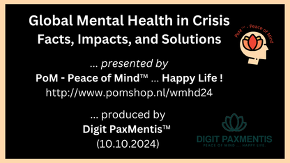 Transcript Release (podcast production on 10th October 2024): Global Mental Health Crisis ... World Mental Health Day 2024