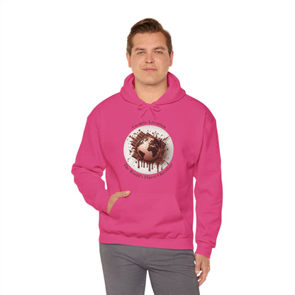 PoM's Fun & Joy for a Happy Life Collection ... COSMIC CREATION - Unisex Heavy Blend™ Hooded Sweatshirt (100% etchically grown cotton, 8 sizes, up to 13 colors)