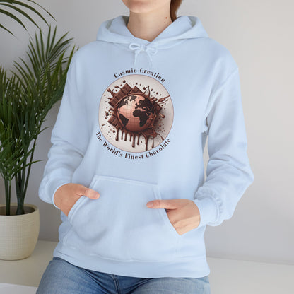 PoM's Fun & Joy for a Happy Life Collection ... COSMIC CREATION - Unisex Heavy Blend™ Hooded Sweatshirt (100% etchically grown cotton, 8 sizes, up to 13 colors)