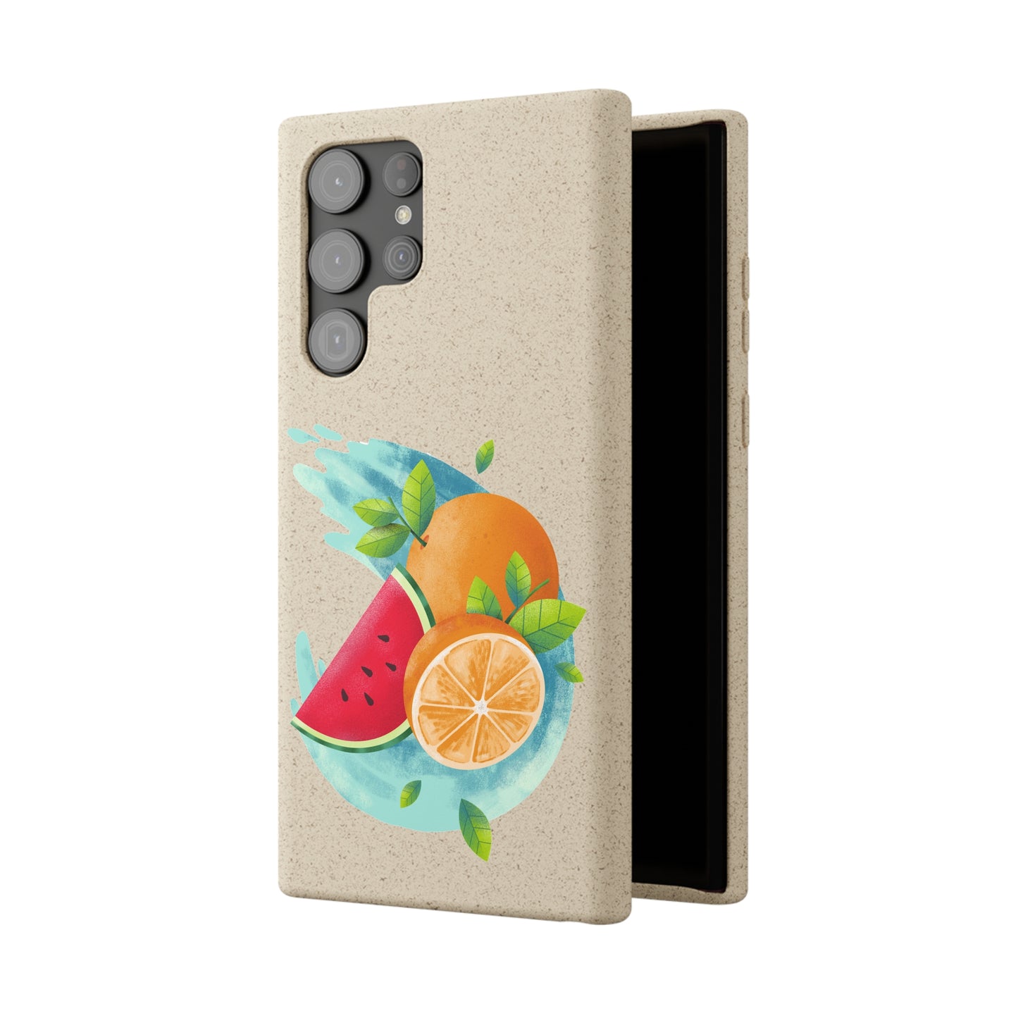 PoM's collection series "FRUITY LIFE" (PoM Edition #FL0006B) - Biodegradable Cases (plant polymer/bamboo fibres, selection: SAMSUNG models)