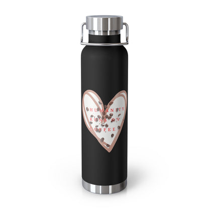 PoM's (hand brewed) Coffee series ... Copper Vacuum Insulated Bottle (22oz / 0.65 l, BPA free, scratch resistant)