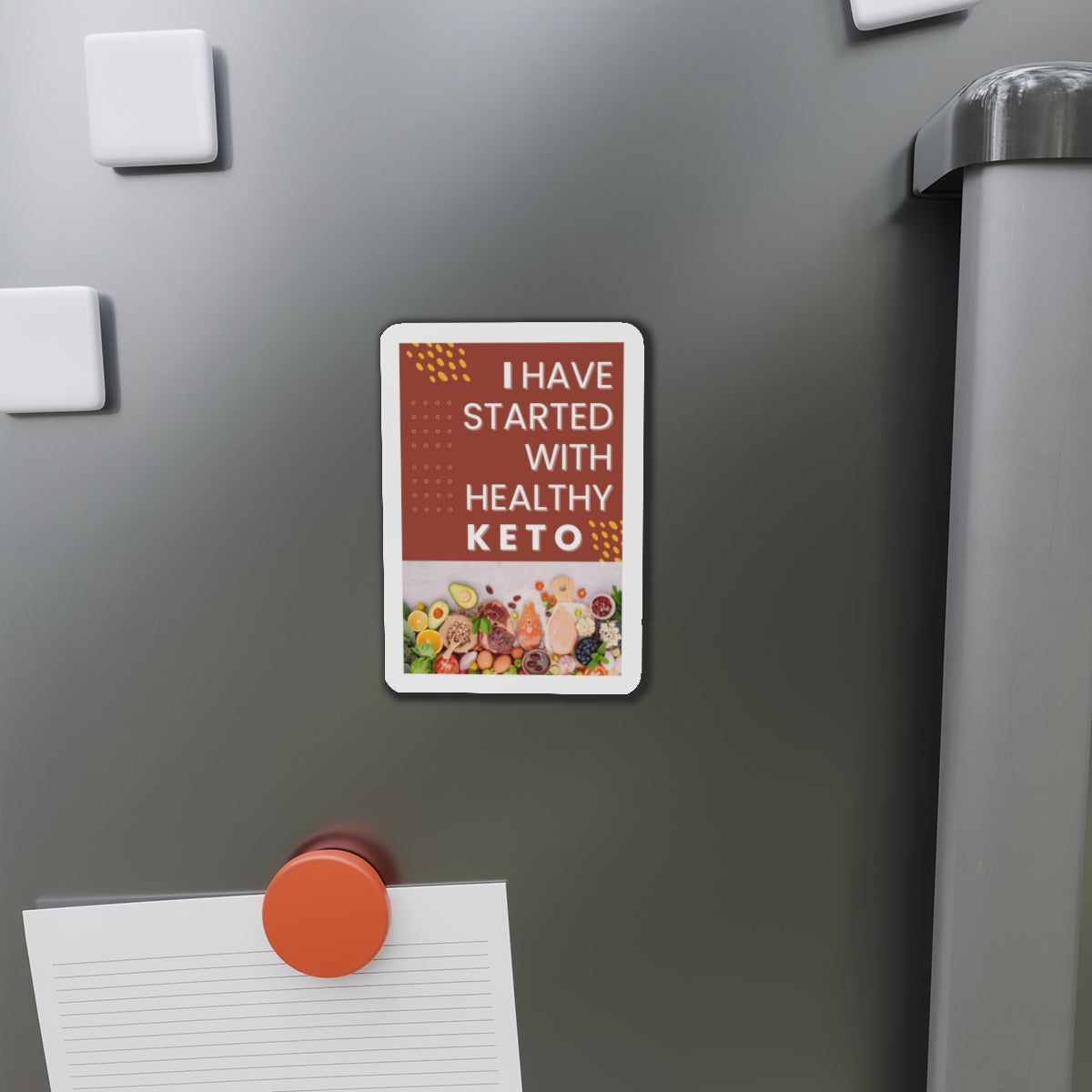 PoM's International KETO Day series ... Die-Cut Magnets (durable vinyl, suitable for outdoor, 5 different sizes))