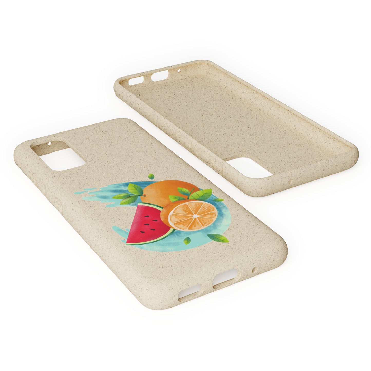 PoM's collection series "FRUITY LIFE" (PoM Edition #FL0006B) - Biodegradable Cases (plant polymer/bamboo fibres, selection: SAMSUNG models)