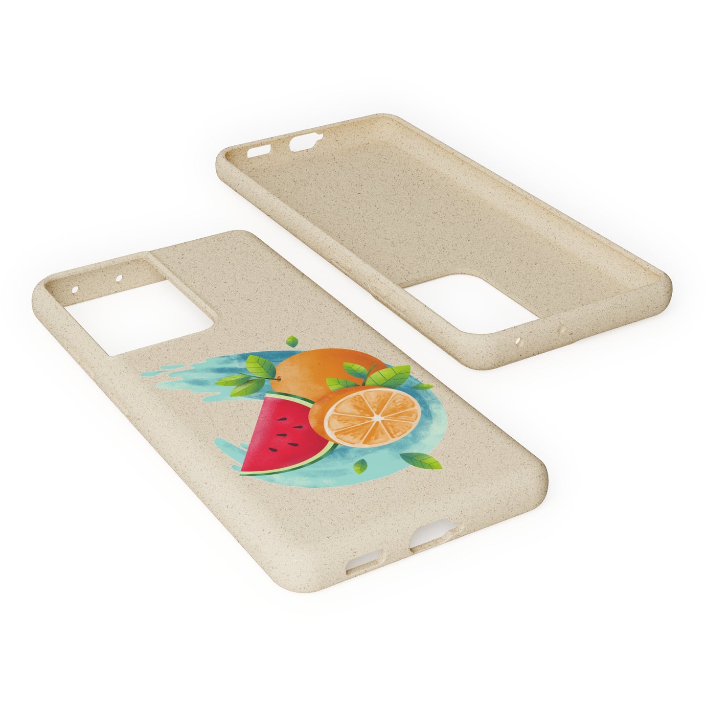 PoM's collection series "FRUITY LIFE" (PoM Edition #FL0006B) - Biodegradable Cases (plant polymer/bamboo fibres, selection: SAMSUNG models)