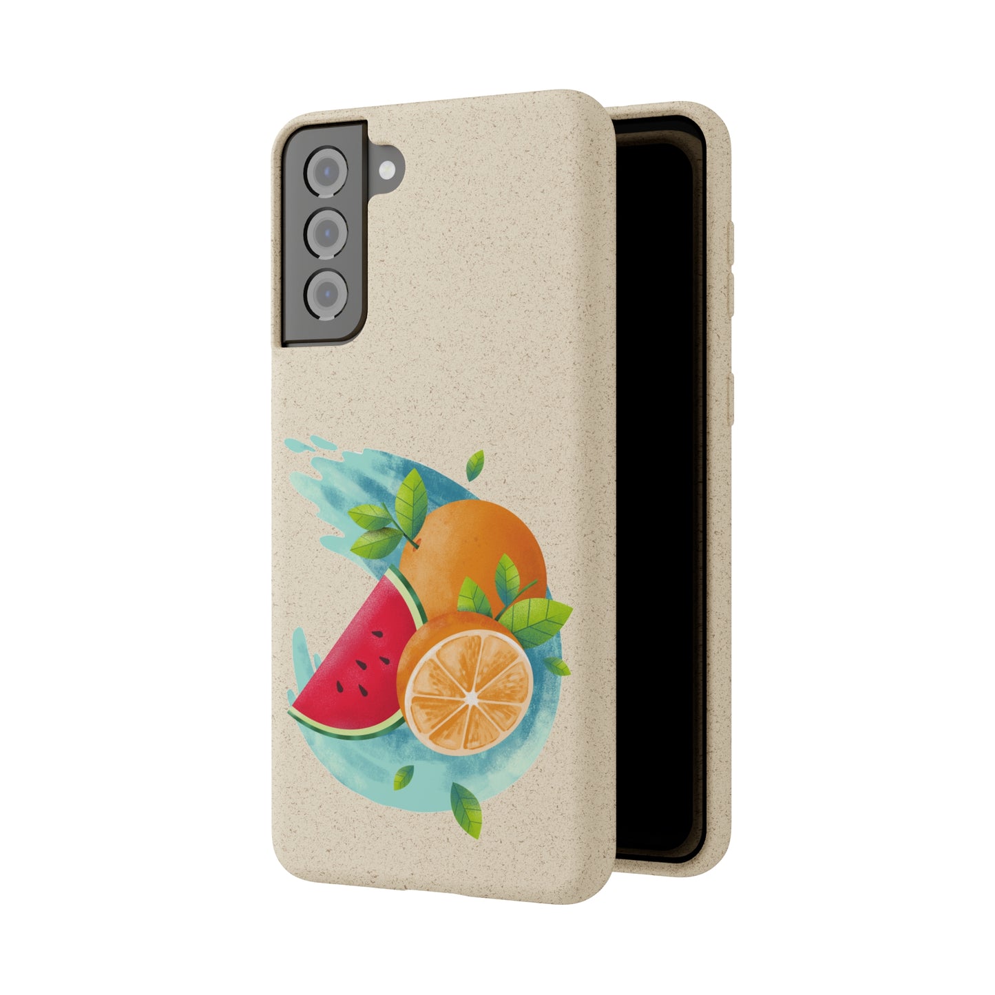 PoM's collection series "FRUITY LIFE" (PoM Edition #FL0006B) - Biodegradable Cases (plant polymer/bamboo fibres, selection: SAMSUNG models)