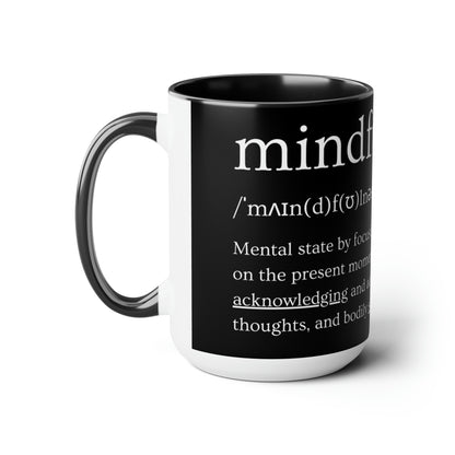 PoM's series of Mindfulness ... MFN definition ... Three-Tone Coffee Mugs (5 colours, 15oz / 0.44l, lead and BPA-free)