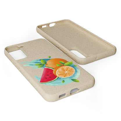 PoM's collection series "FRUITY LIFE" (PoM Edition #FL0006B) - Biodegradable Cases (plant polymer/bamboo fibres, selection: SAMSUNG models)