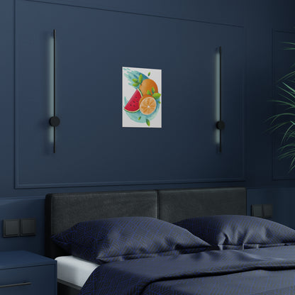 PoM's collection series ... FRUITY LIFE (PoM Edition #FL0003A-1123) - Satin Posters (300gsm, 7 sizes avaliable)