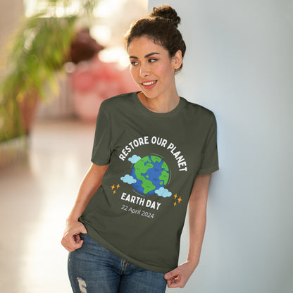 PoM's International EARTH Day Bundle (#MIED-B10005A): 2x T-shirts, 1x baseball cap, 2x mugs + Tumbler, shopping bag (textile), poster, ornaments and magnets