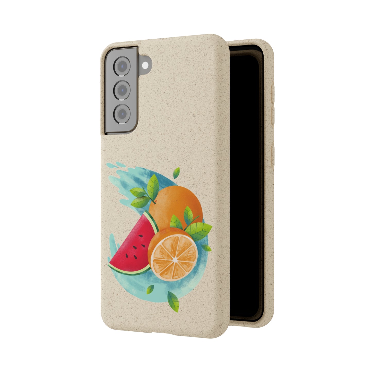 PoM's collection series "FRUITY LIFE" (PoM Edition #FL0006B) - Biodegradable Cases (plant polymer/bamboo fibres, selection: SAMSUNG models)