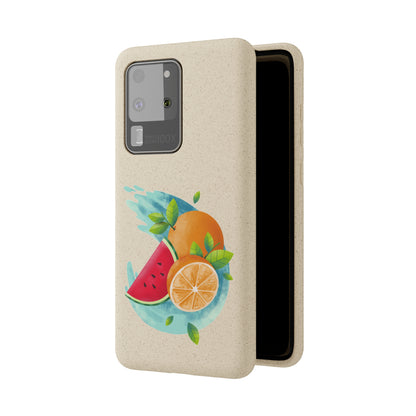 PoM's collection series "FRUITY LIFE" (PoM Edition #FL0006B) - Biodegradable Cases (plant polymer/bamboo fibres, selection: SAMSUNG models)