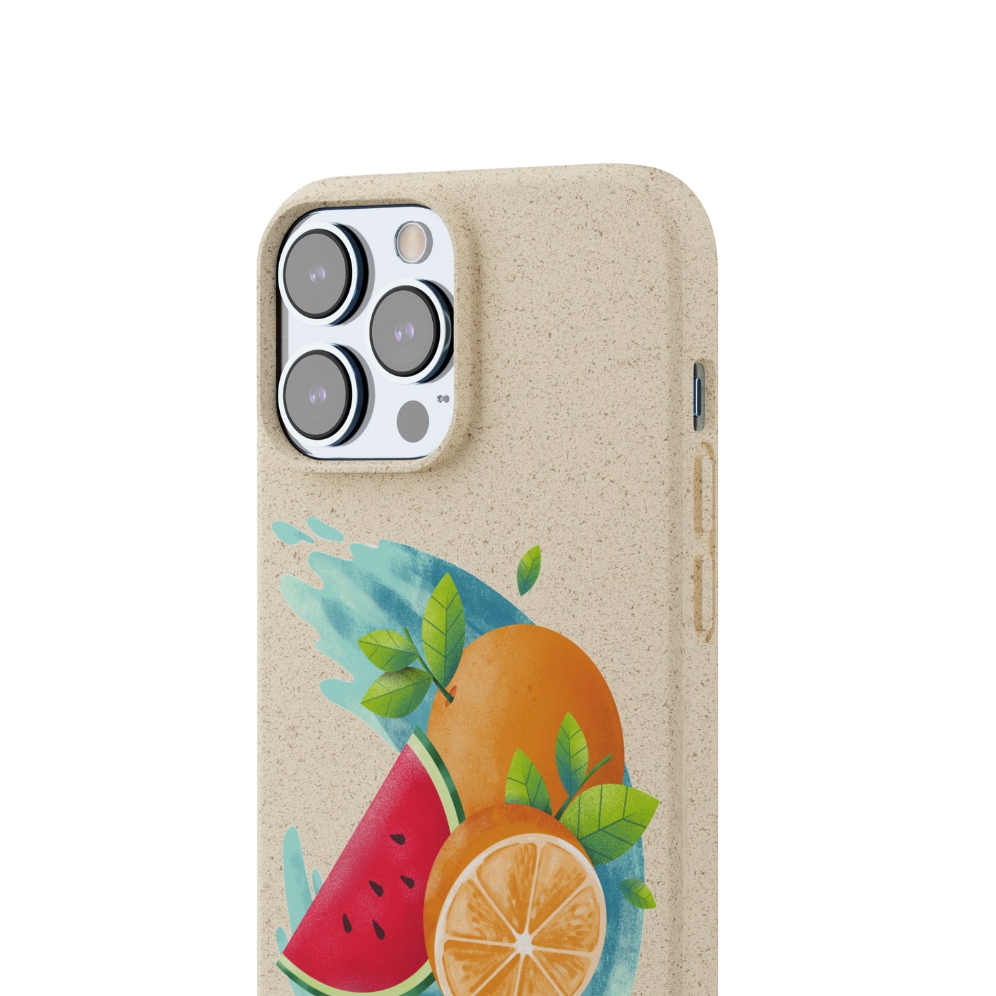 PoM's collection series "FRUITY LIFE" (PoM Edition #FL0006A) - Biodegradable Cases (plant plyomers/bamboo fibres, selection: iPhone models)