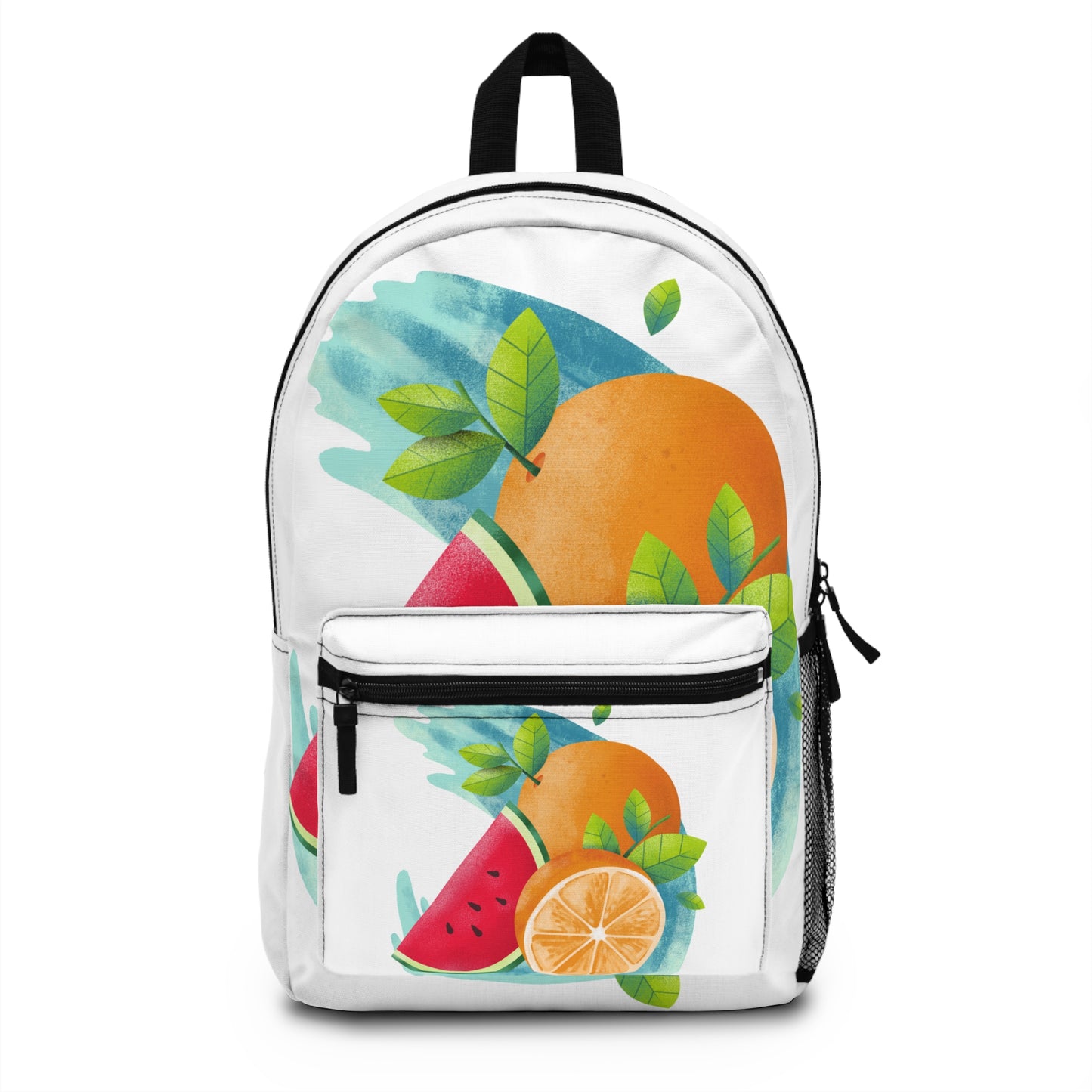 PoM's 1st special edition "Fruity Life" ... Backpack (lightweight, waterproof, adjustable shoulder straps, size: 11.81'' x 5.12'' x 18.11'')