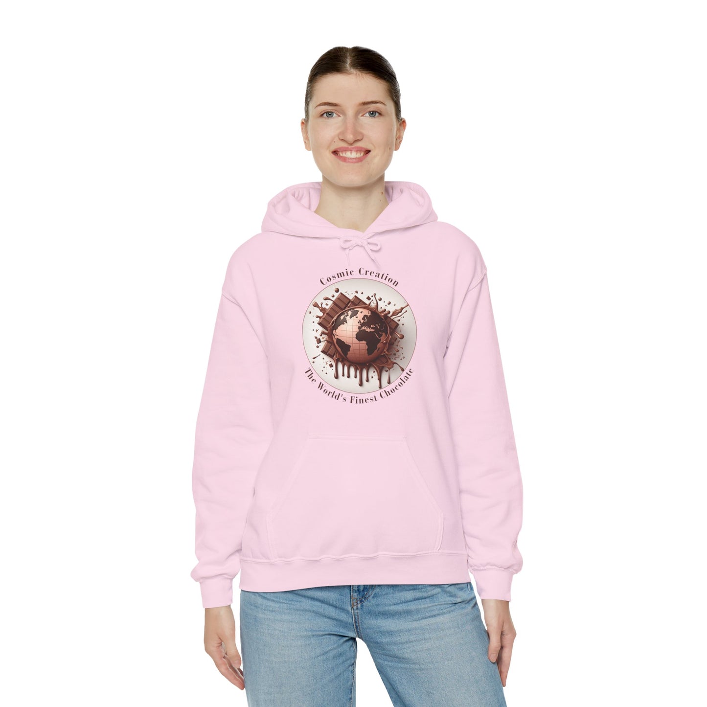 PoM's Fun & Joy for a Happy Life Collection ... COSMIC CREATION - Unisex Heavy Blend™ Hooded Sweatshirt (100% etchically grown cotton, 8 sizes, up to 13 colors)