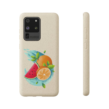 PoM's collection series "FRUITY LIFE" (PoM Edition #FL0006B) - Biodegradable Cases (plant polymer/bamboo fibres, selection: SAMSUNG models)