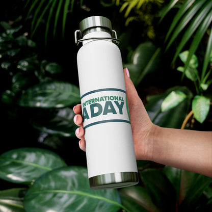 PoM's International TEA Day series ... Copper Vacuum Insulated Bottle (22oz / 0.65 l, BPA free, scratch resistant)