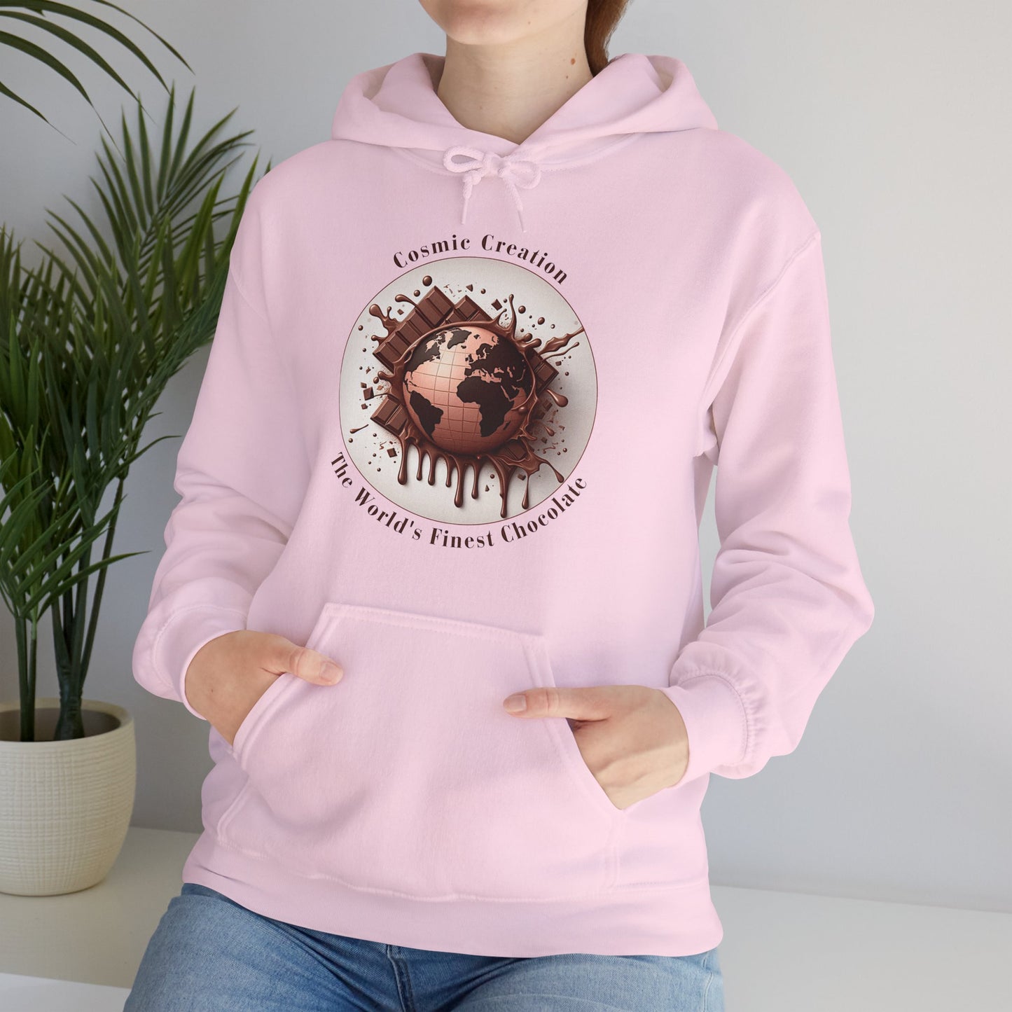 PoM's Fun & Joy for a Happy Life Collection ... COSMIC CREATION - Unisex Heavy Blend™ Hooded Sweatshirt (100% etchically grown cotton, 8 sizes, up to 13 colors)