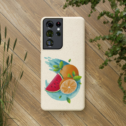 PoM's collection series "FRUITY LIFE" (PoM Edition #FL0006B) - Biodegradable Cases (plant polymer/bamboo fibres, selection: SAMSUNG models)