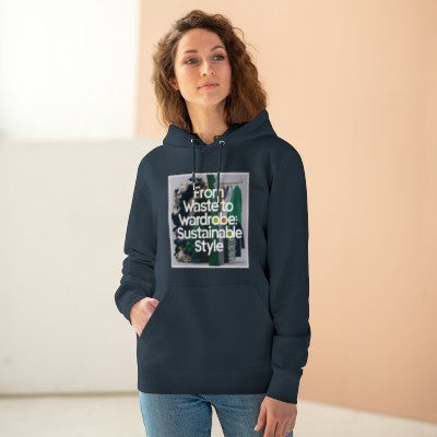 PoM's series "World Environment Day" ... Unisex Cruiser Hoodie (organic cotton + recycled plastic, 10 sizes, up to 12 colours)