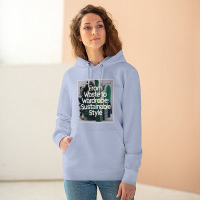 PoM's series "World Environment Day" ... Unisex Cruiser Hoodie (organic cotton + recycled plastic, 10 sizes, up to 12 colours)