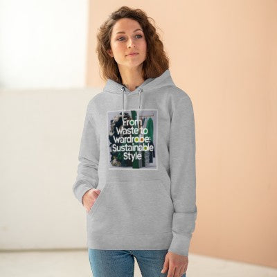 PoM's series "World Environment Day" ... Unisex Cruiser Hoodie (organic cotton + recycled plastic, 10 sizes, up to 12 colours)