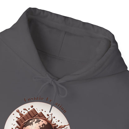 PoM's Fun & Joy for a Happy Life Collection ... COSMIC CREATION - Unisex Heavy Blend™ Hooded Sweatshirt (100% etchically grown cotton, 8 sizes, up to 13 colors)