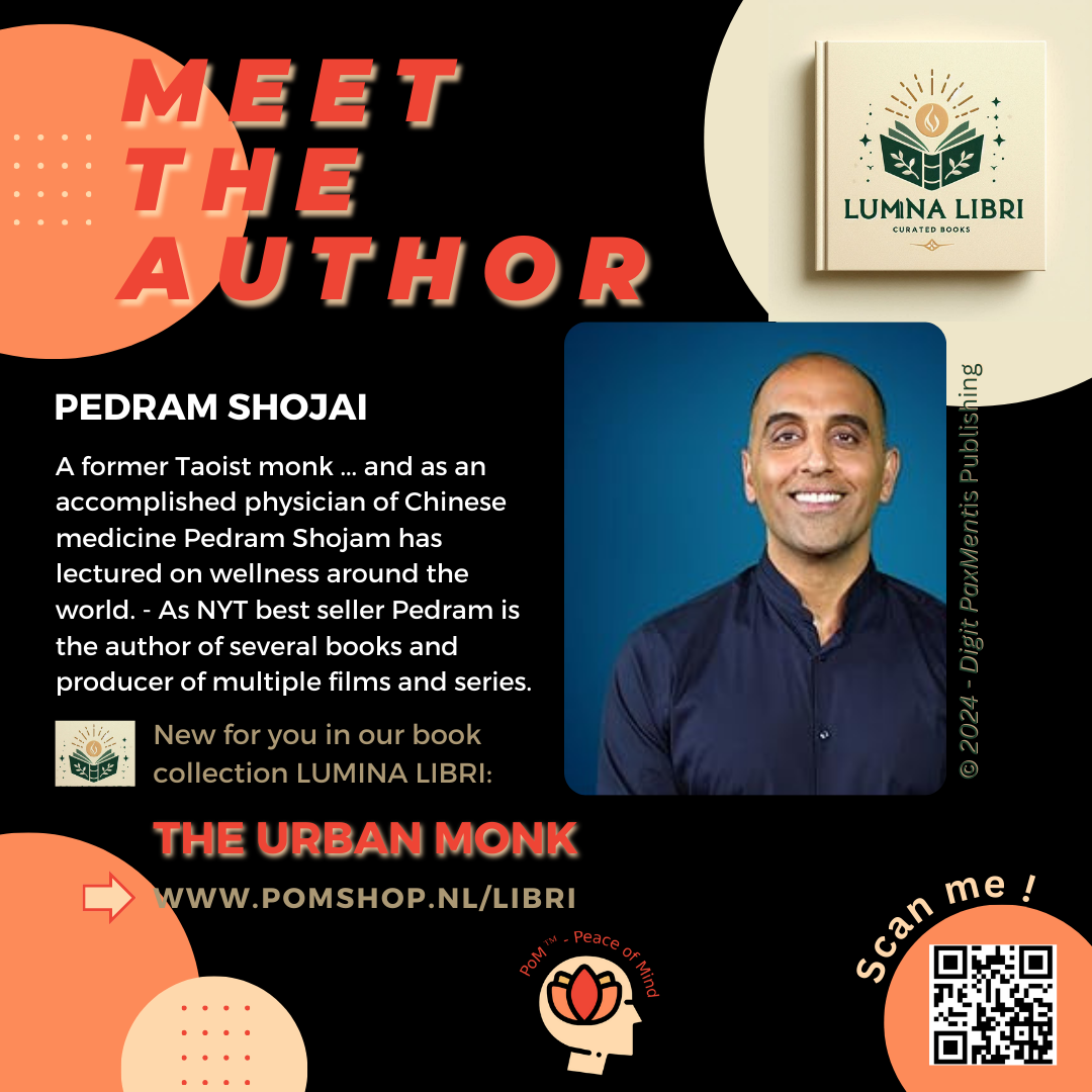 PoM's Lumina Libri book collection: "The Urban Monk: Eastern Wisdom and Modern Hacks to Stop Time and Find Success, Happiness, and Peace" (English, 288 pages, paperback, reprint: 2017)