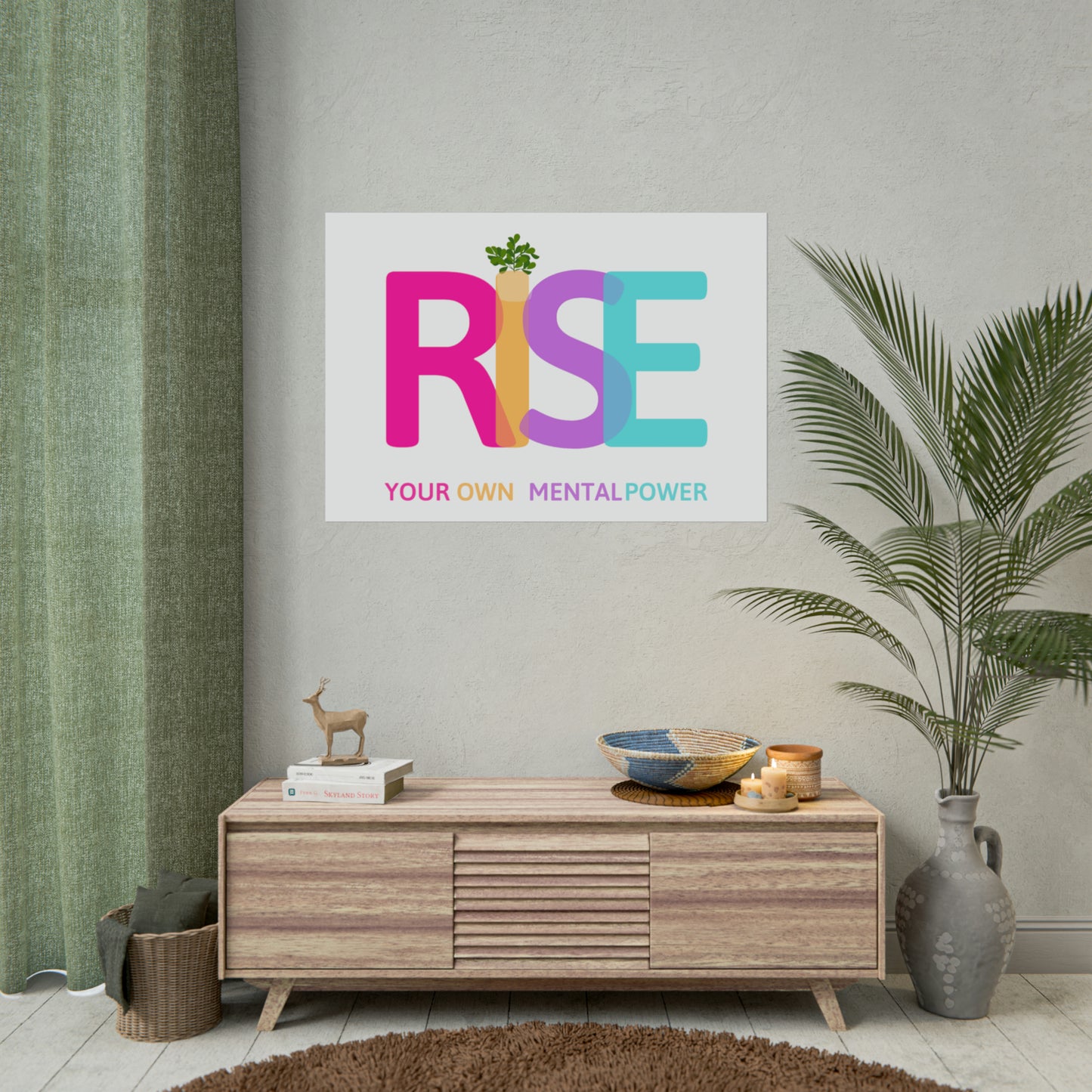 PoM's Self Motivation Bundle (#MSM-B09008A: RISE ... Sweatshirt (eco hooded), T-shirt, Towel & Beach Cloth, Backpack, Ceramic Mug, Mouse Pad, Poster, Ornaments