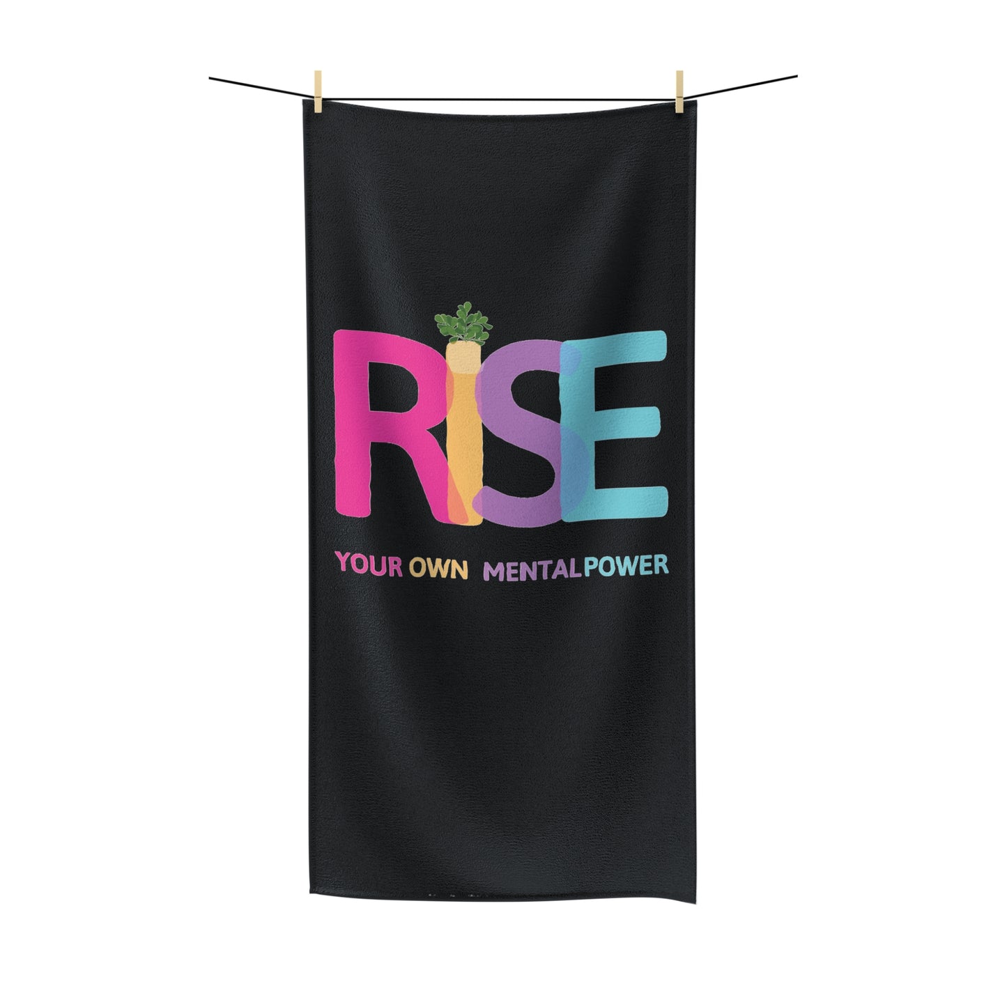 PoM's Self Motivation Bundle (#MSM-B09008A: RISE ... Sweatshirt (eco hooded), T-shirt, Towel & Beach Cloth, Backpack, Ceramic Mug, Mouse Pad, Poster, Ornaments