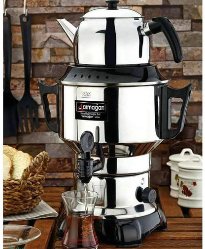 TURKISH Armağan (1.0 LT. Electric Tea Maker Samovar)