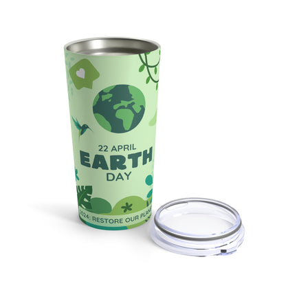 PoM's International EARTH Day Bundle (#MIED-B10005A): 2x T-shirts, 1x baseball cap, 2x mugs + Tumbler, shopping bag (textile), poster, ornaments and magnets